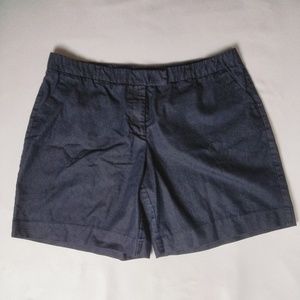 New York & Company Stretch Navy Blue Size 14 Short